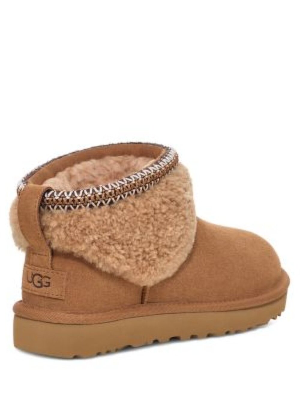 UGG® Women's Classic Ultra Mini Maxi Curly Boots - Picture 8 of 9